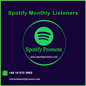 Spotify artist page showing a boost in monthly listeners